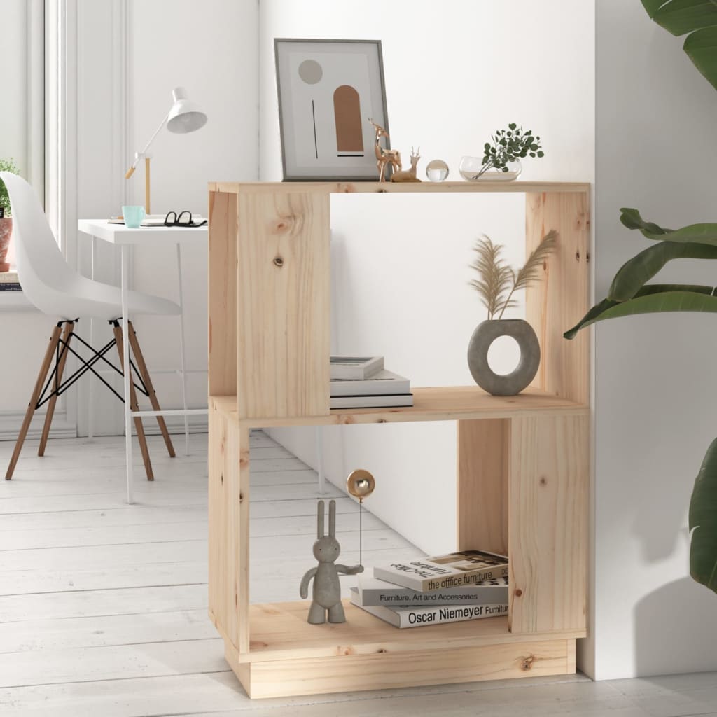 Bibliothèque/Séparateur de pièce 51x25x70 cm Bois de pin solide - XIOS