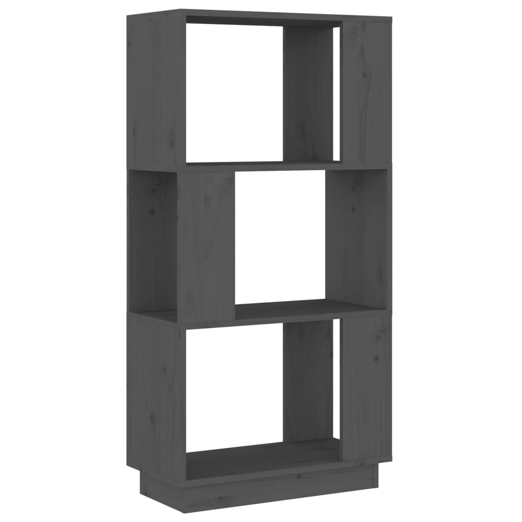Bibliothèque/Séparateur de pièce Gris 51x25x101 cm Pin massif - XIOS
