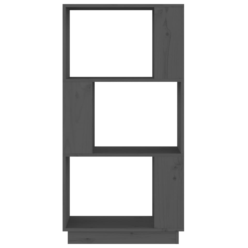 Bibliothèque/Séparateur de pièce Gris 51x25x101 cm Pin massif - XIOS