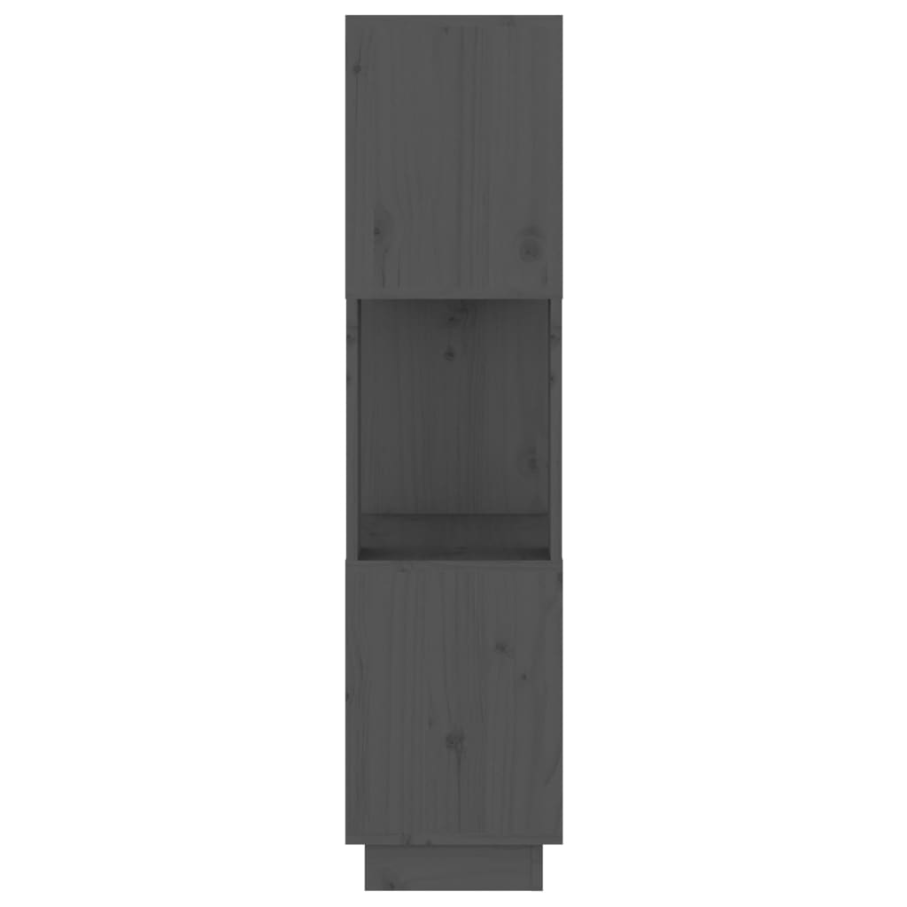 Bibliothèque/Séparateur de pièce Gris 51x25x101 cm Pin massif - XIOS