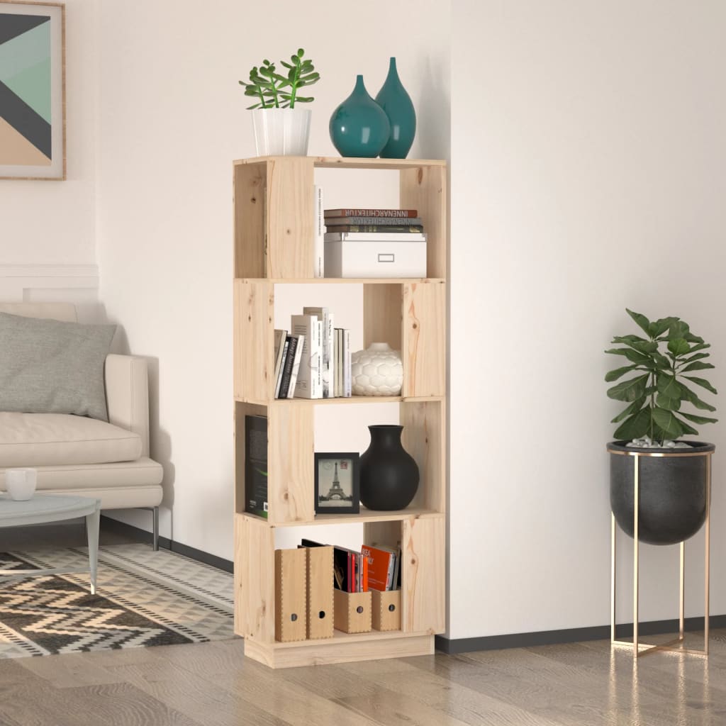 Bibliothèque/Séparateur de pièce 51x25x132 cm Pin solide - XIOS