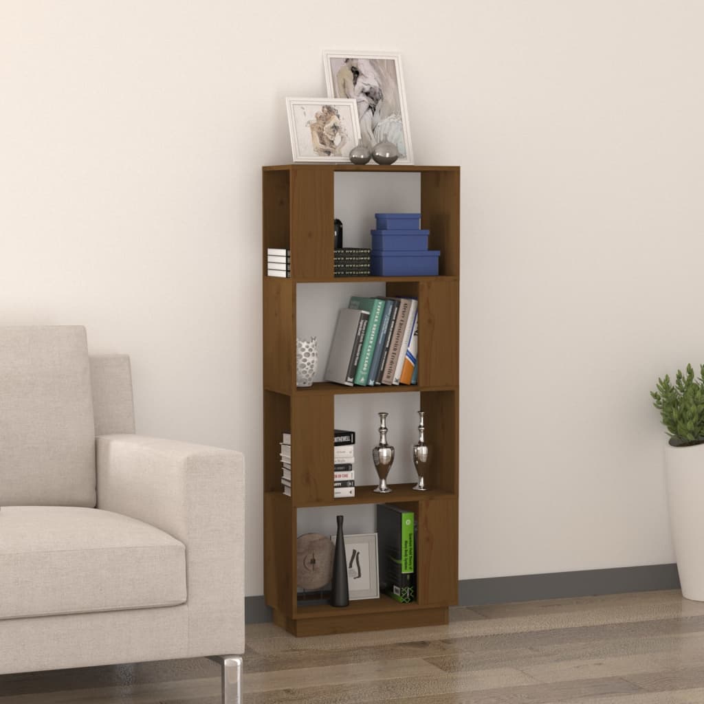 Bibliothèque/Séparateur de pièce Marron miel 51x25x132 cm Pin - XIOS
