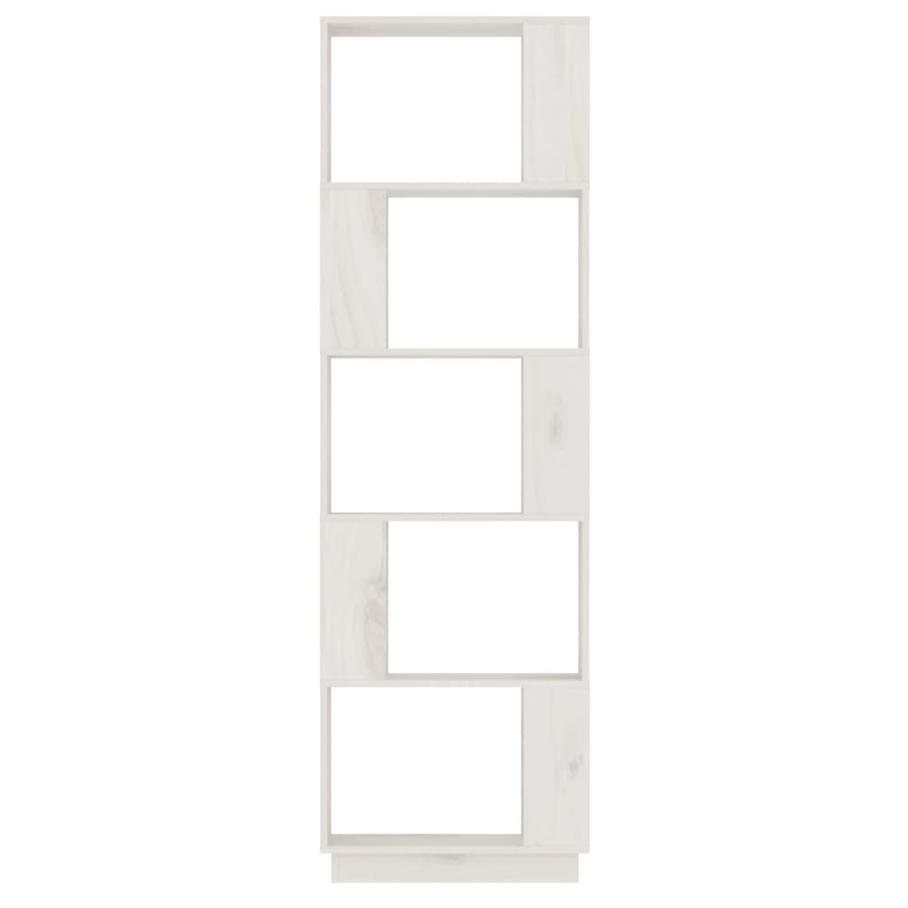 Bibliothèque/Séparateur de pièce Blanc 51x25x163,5cm Pin solide - XIOS