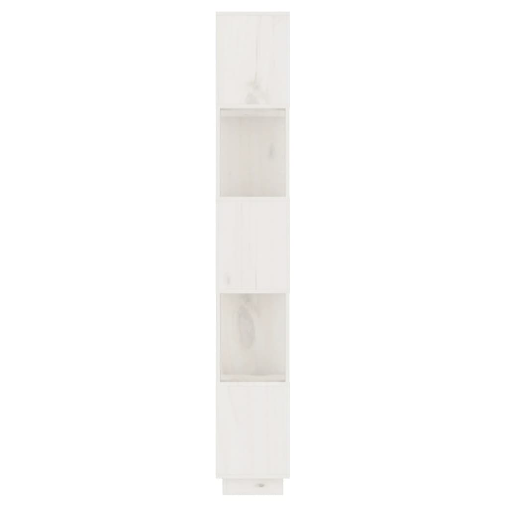Bibliothèque/Séparateur de pièce Blanc 51x25x163,5cm Pin solide - XIOS
