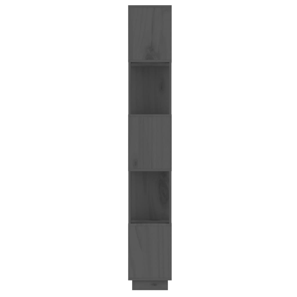 Bibliothèque/Séparateur de pièce Gris 51x25x163,5 cm Pin solide - XIOS