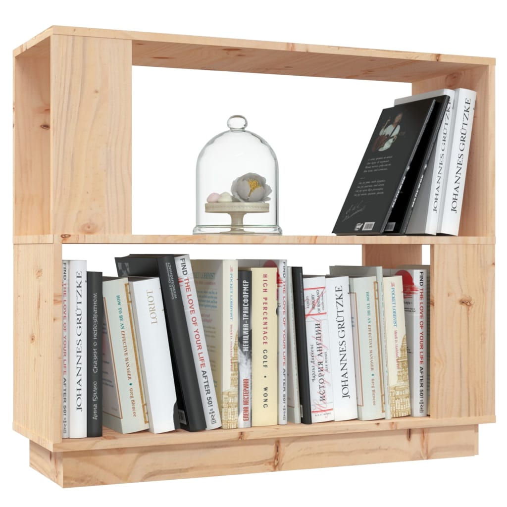 Bibliothèque/Séparateur de pièce 80x25x70 cm Bois de pin solide - XIOS