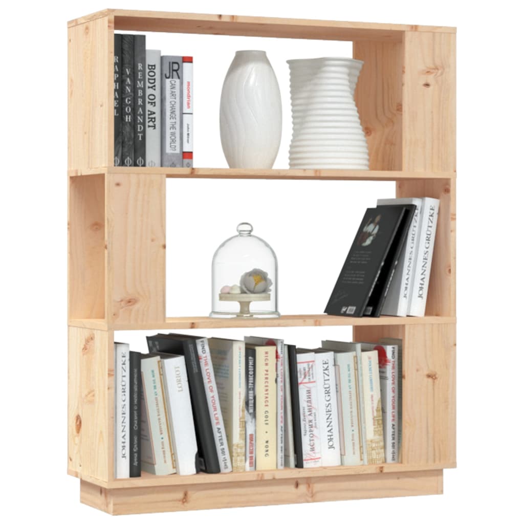 Bibliothèque/Séparateur de pièce 80x25x101 cm Pin solide - XIOS
