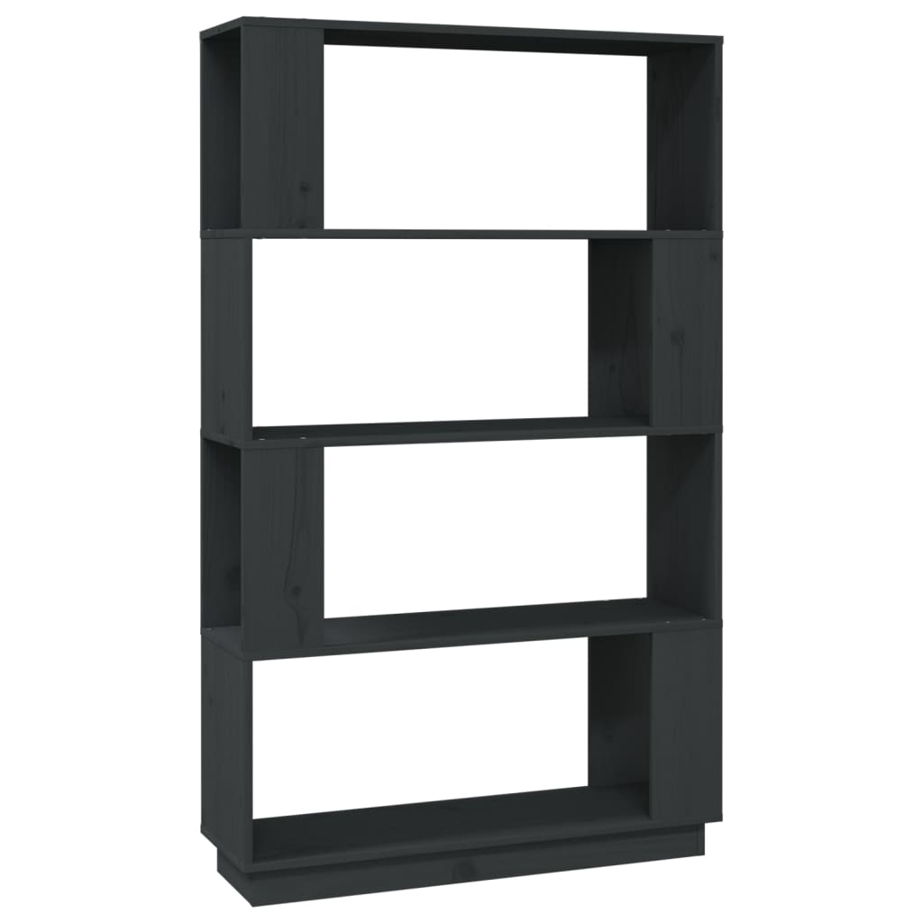 Bibliothèque/Séparateur de pièce Gris 80x25x132 cm Pin massif - XIOS