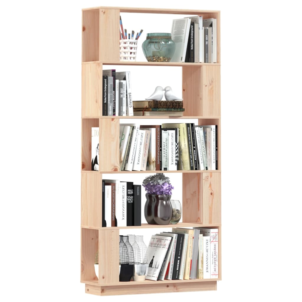 Bibliothèque/Séparateur de pièce 80x25x163,5 cm Pin solide - XIOS