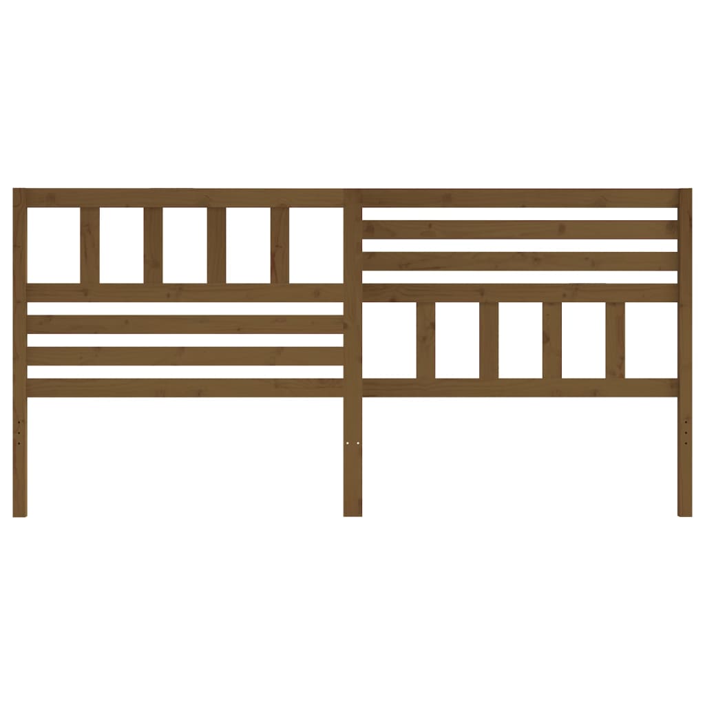 Tête de lit Marron miel 186x4x100 cm Bois massif de pin - XIOS