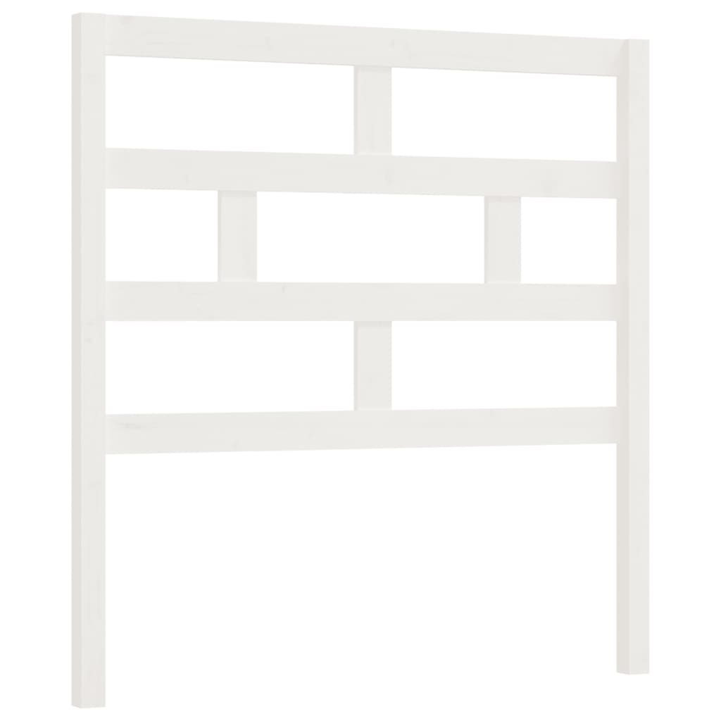Tête de lit Blanc 81x4x100 cm Bois massif de pin - XIOS