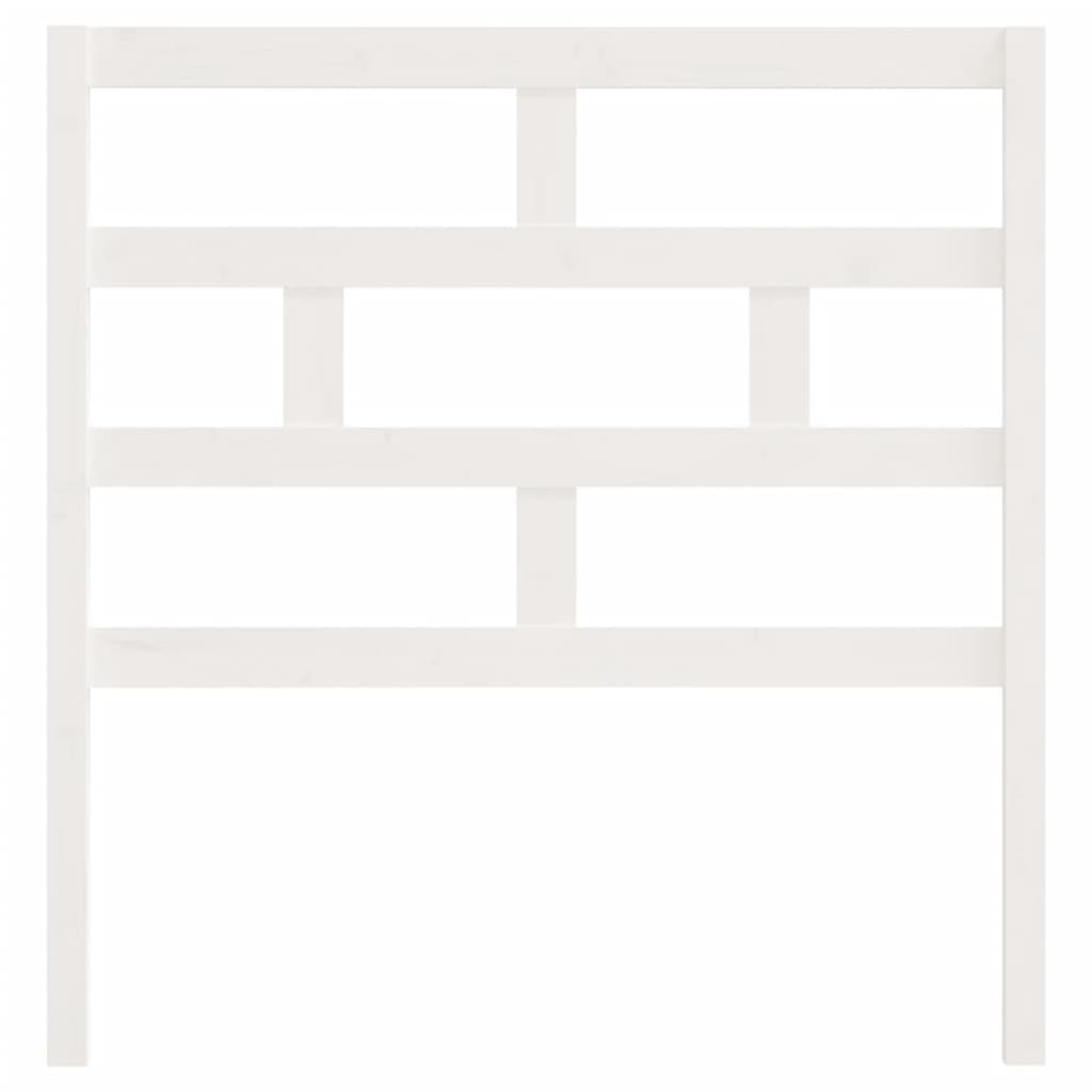 Tête de lit Blanc 81x4x100 cm Bois massif de pin - XIOS