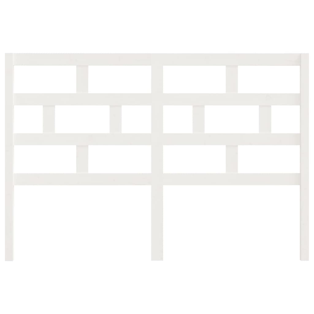 Tête de lit Blanc 126x4x100 cm Bois massif de pin - XIOS