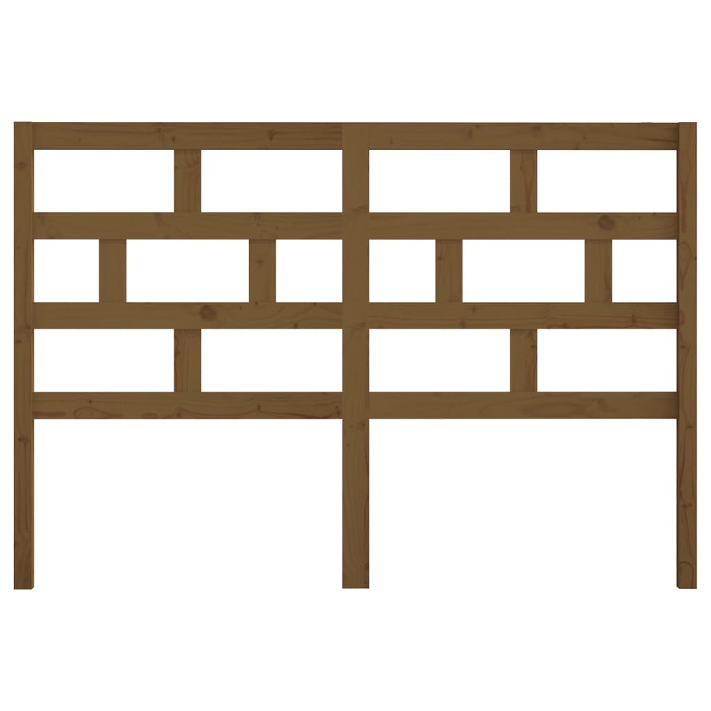 Tête de lit Marron miel 126x4x100 cm Bois massif de pin - XIOS