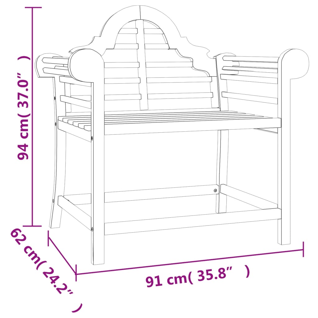 Salon de jardin 4 pcs Bois de teck solide