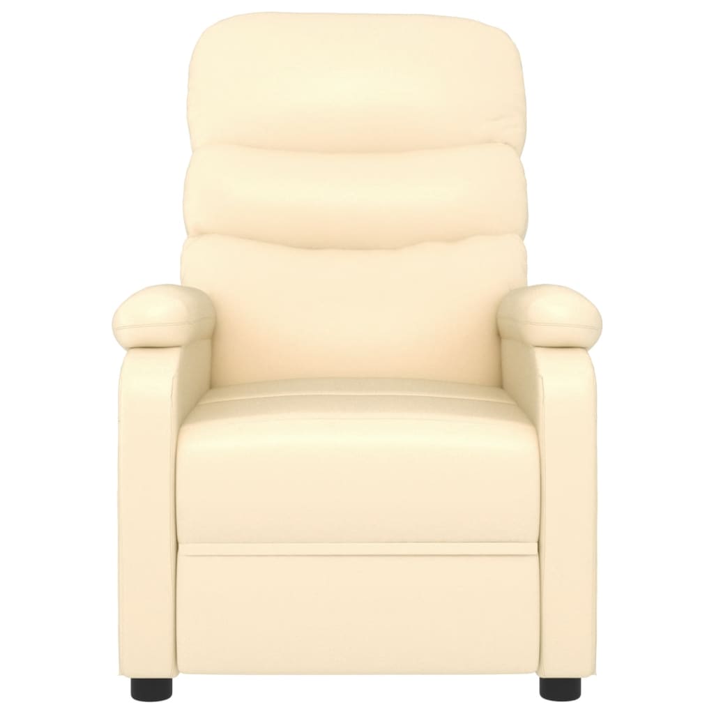 Fauteuil inclinable Crème Similicuir - XIOS
