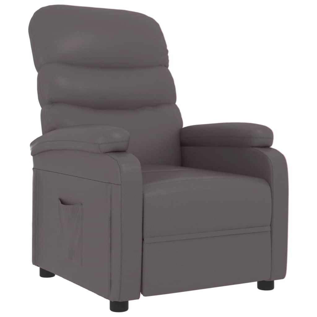 Fauteuil inclinable Gris Similicuir - XIOS