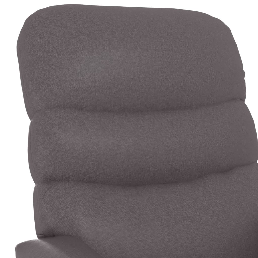 Fauteuil inclinable Gris Similicuir - XIOS