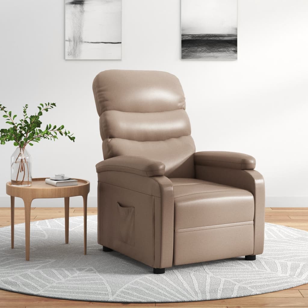 Fauteuil inclinable Cappuccino Similicuir - XIOS