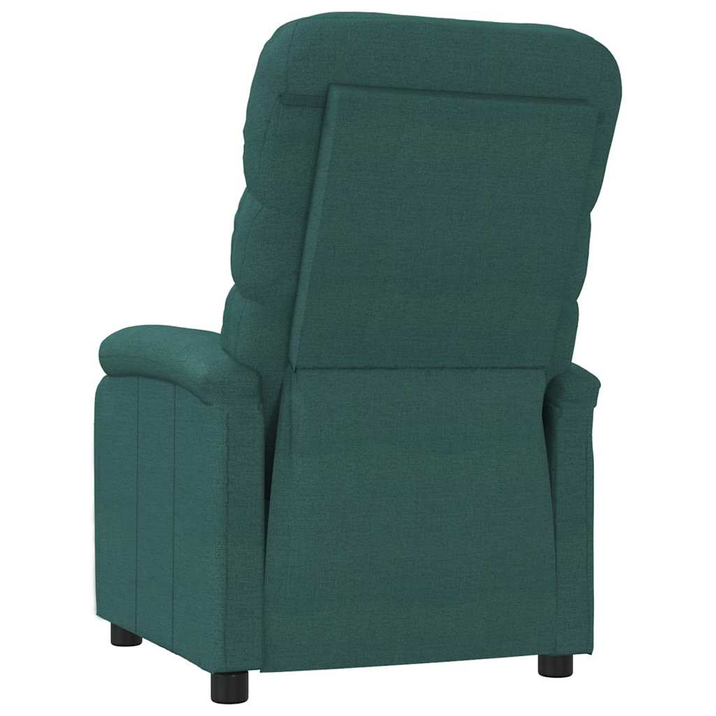 Fauteuil inclinable Vert foncé Tissu - XIOS