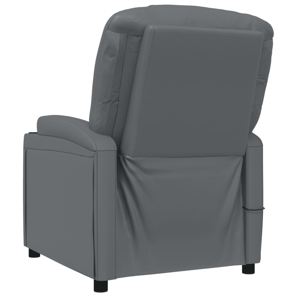 Fauteuil de massage Anthracite Similicuir - XIOS