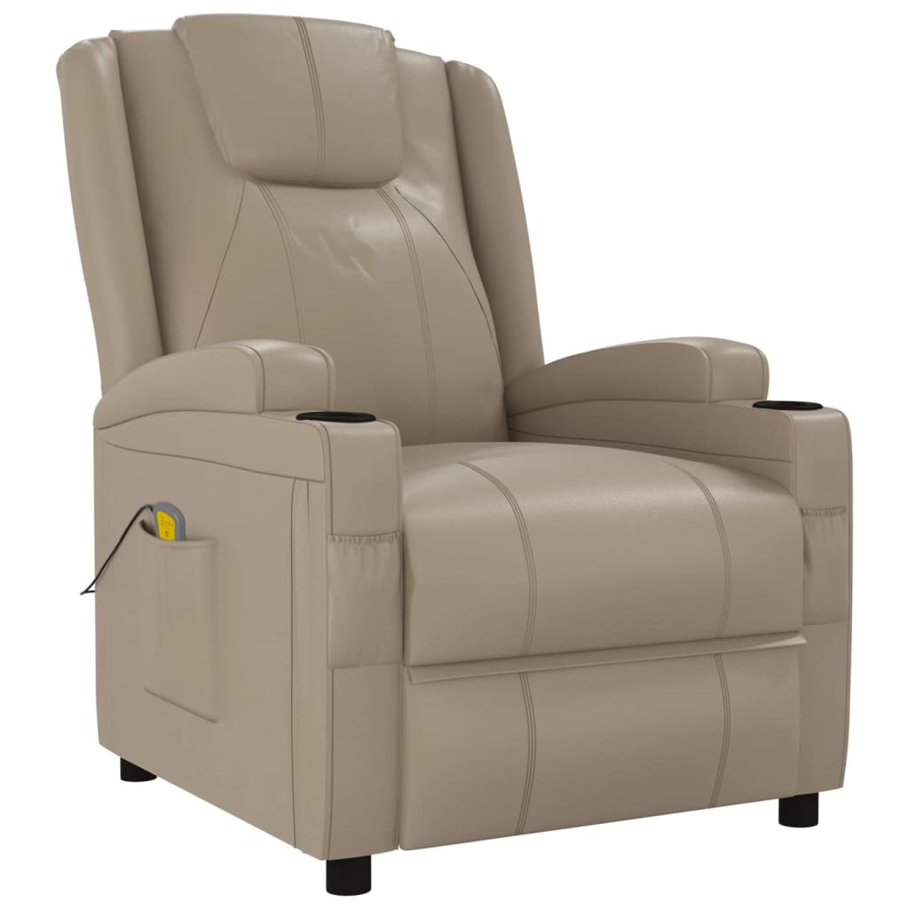 Fauteuil de massage Cappuccino Similicuir - XIOS