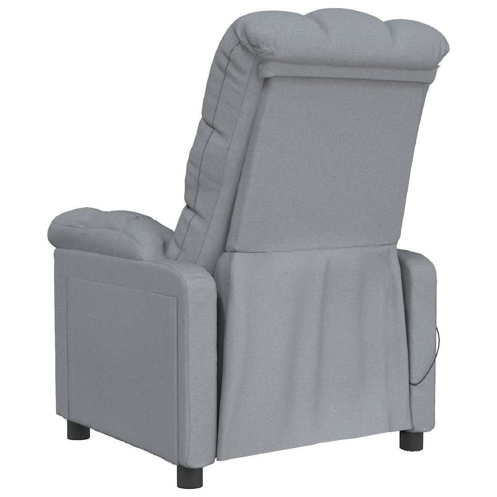 Fauteuil de massage Gris clair Tissu - XIOS