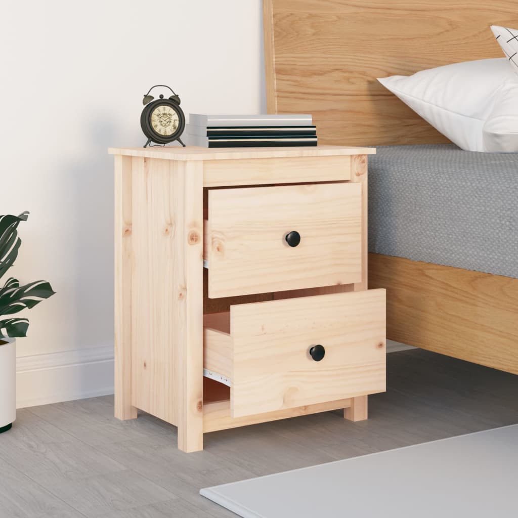 Table de chevet 50x35x61,5 cm Bois de pin massif - XIOS