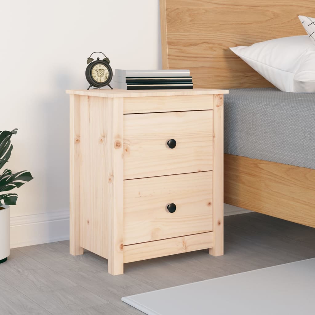 Table de chevet 50x35x61,5 cm Bois de pin massif - XIOS