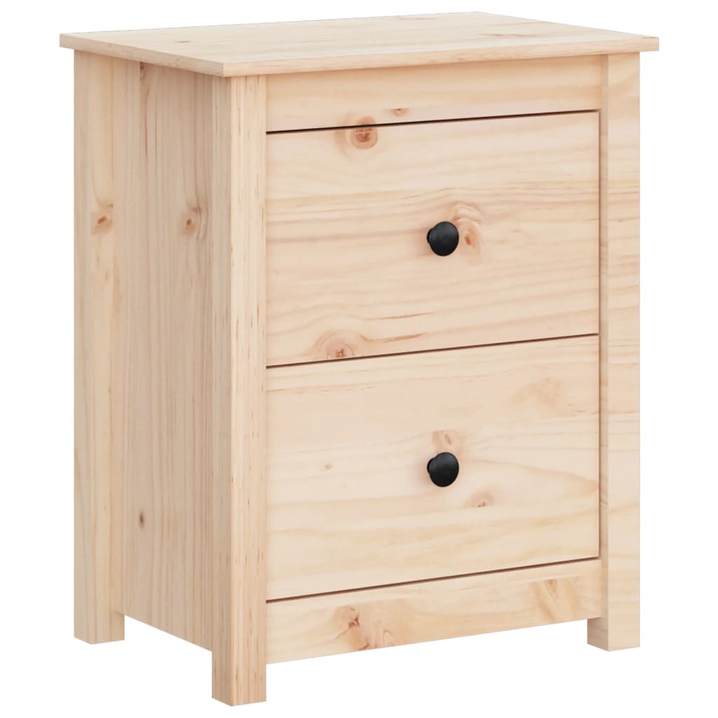 Tables de chevet 2 pcs 50x35x61,5 cm Bois de pin massif - XIOS