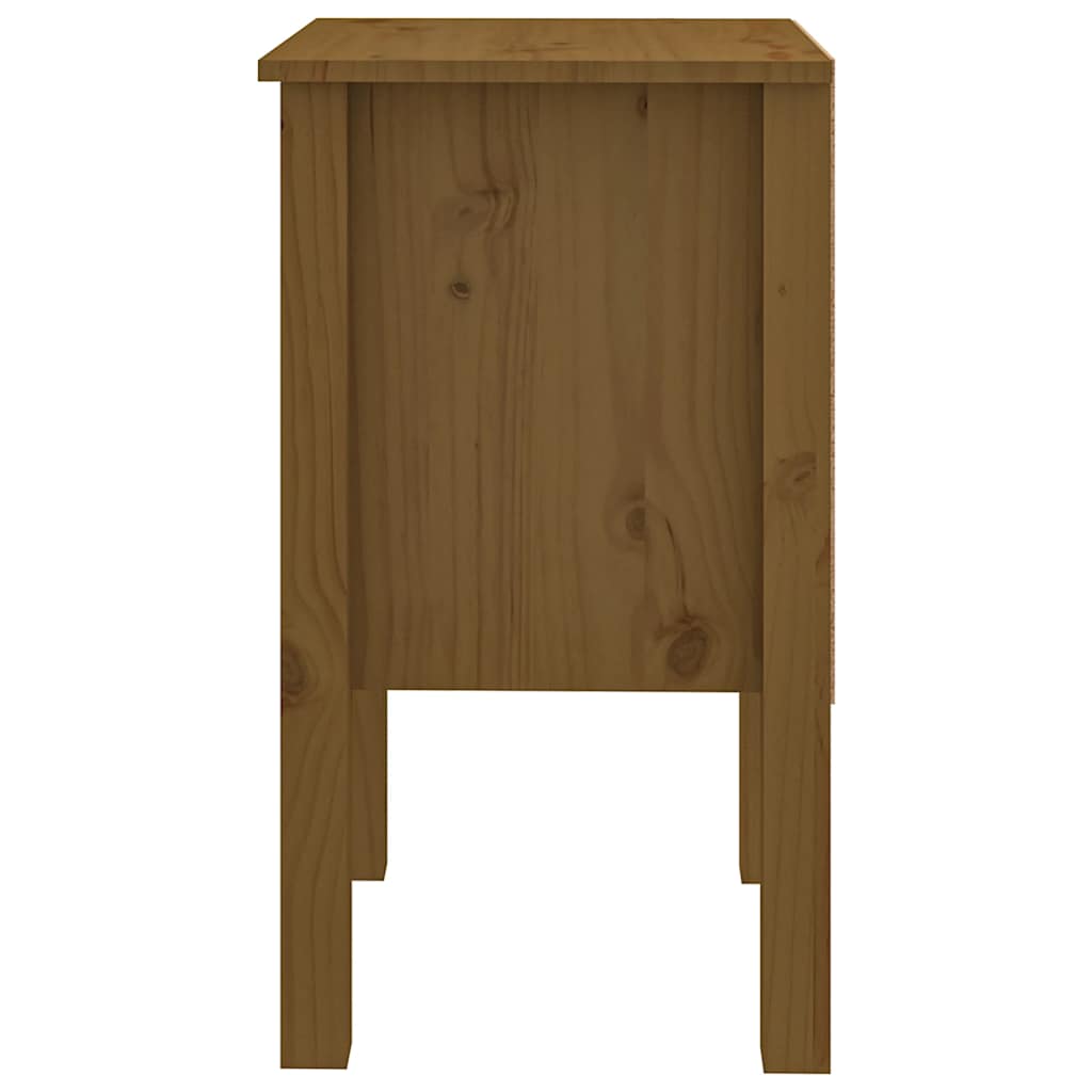 Tables de chevet 2 pcs Marron miel 40x35x61,5 cm Pin solide - XIOS
