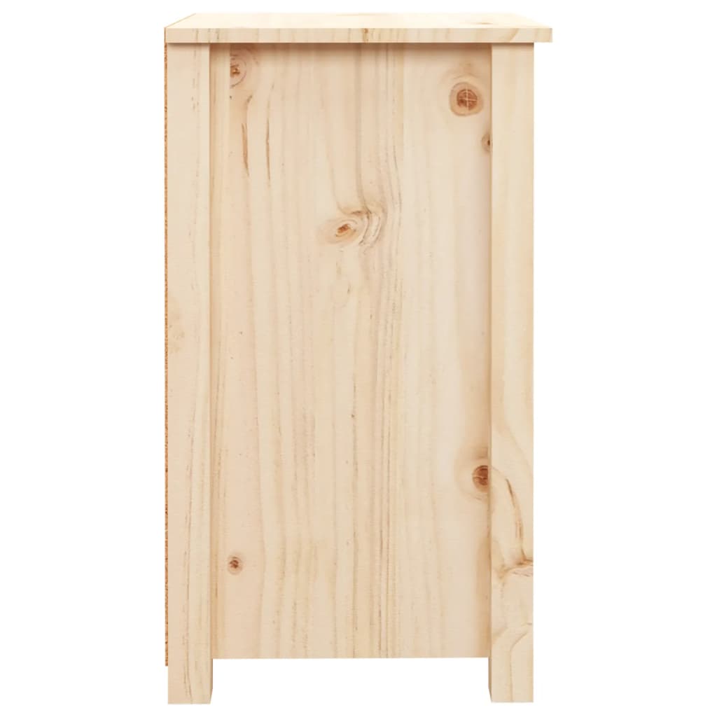 Tables de chevet 2 pcs 40x35x61,5 cm Bois de pin massif - XIOS