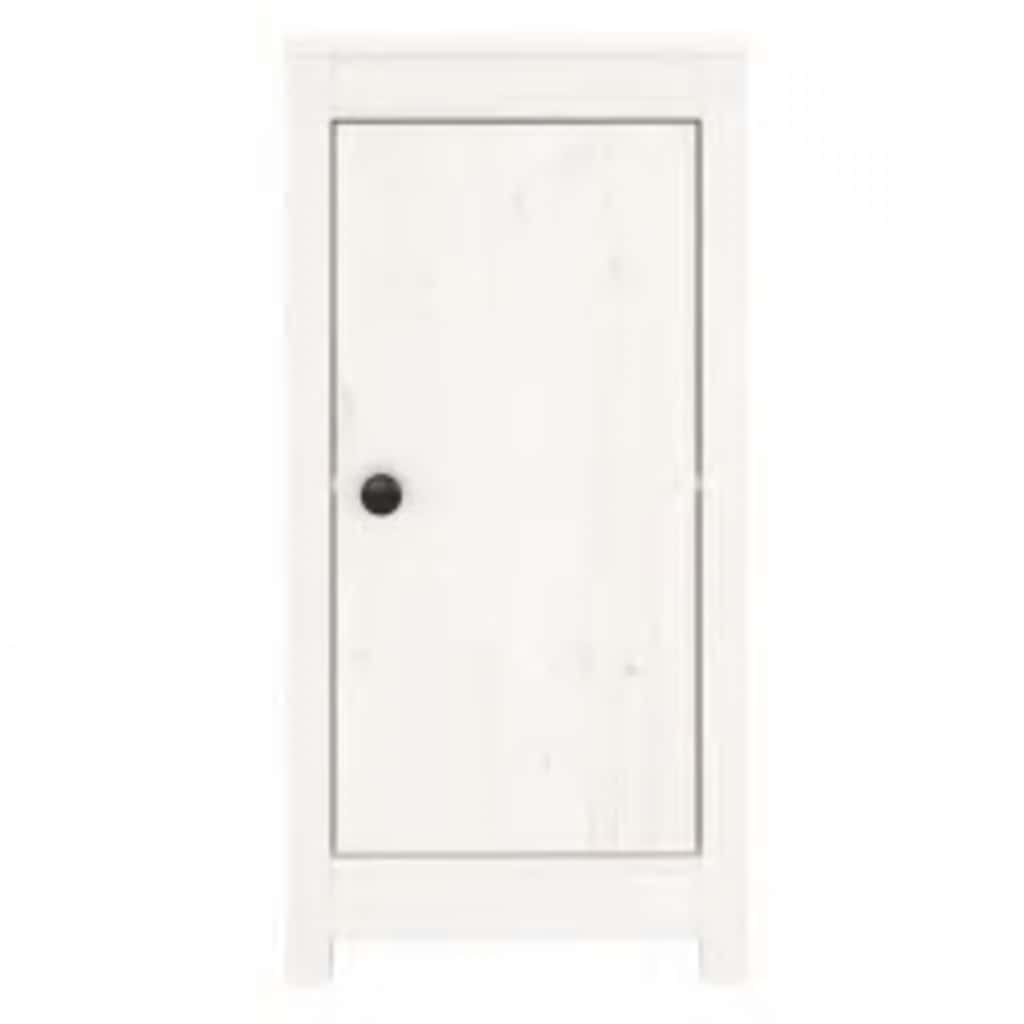 Buffets 2 pcs blanc 39x35x80 cm bois massif de pin - XIOS