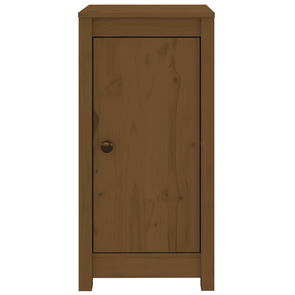 Buffets 2 pcs Marron miel 39x35x80 cm Bois massif de pin - XIOS