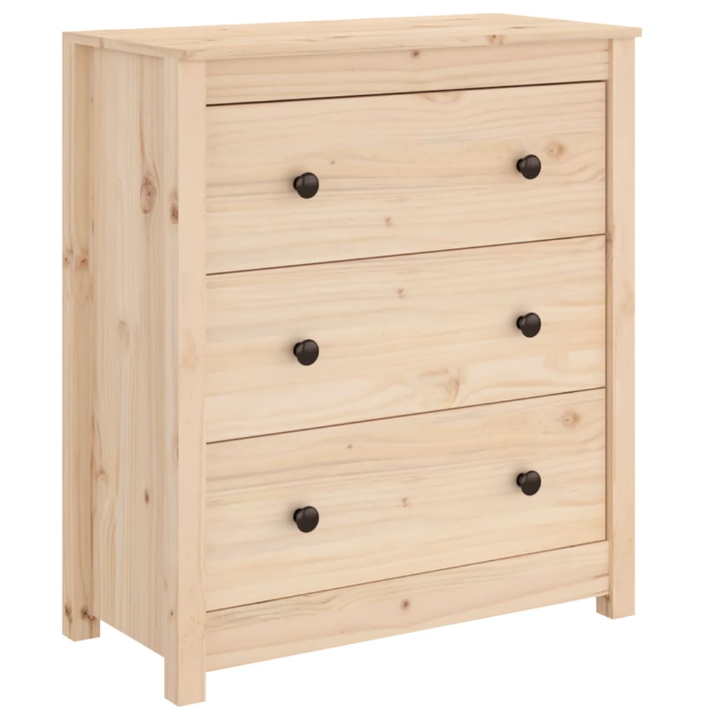 Buffet 70x35x80 cm bois massif de pin - XIOS
