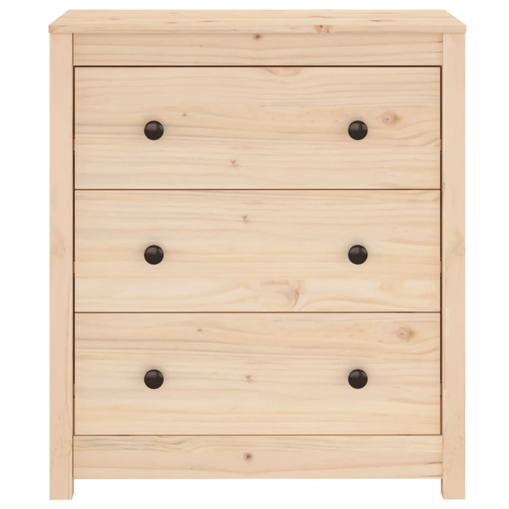 Buffet 70x35x80 cm bois massif de pin - XIOS