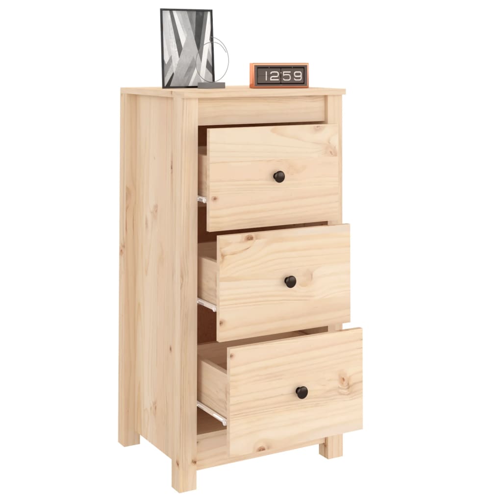 Buffets 2 pcs 40x35x80 cm bois massif de pin - XIOS
