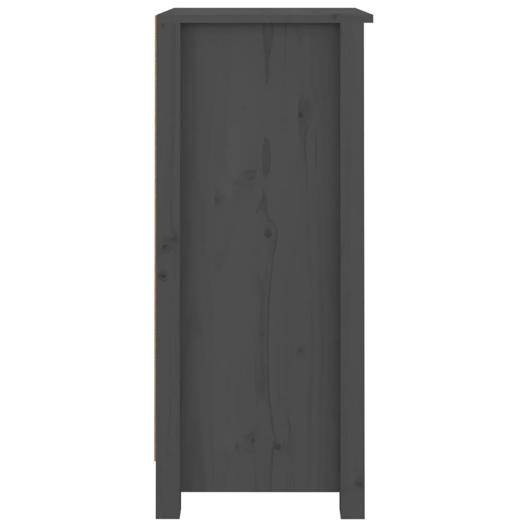 Buffets 2 pcs Gris 40x35x80 cm Bois massif de pin - XIOS
