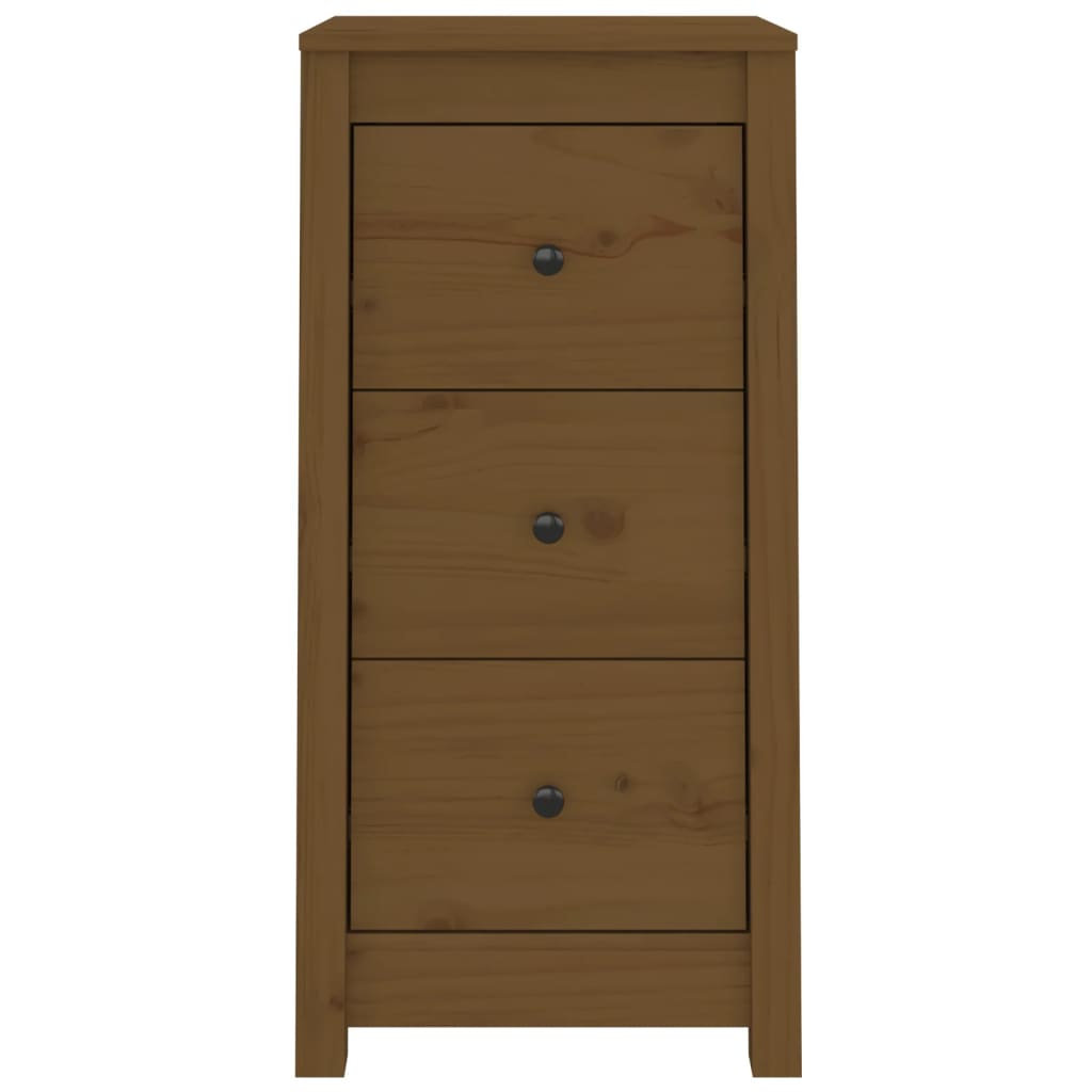 Buffets 2 pcs marron miel 40x35x80 cm bois massif de pin - XIOS