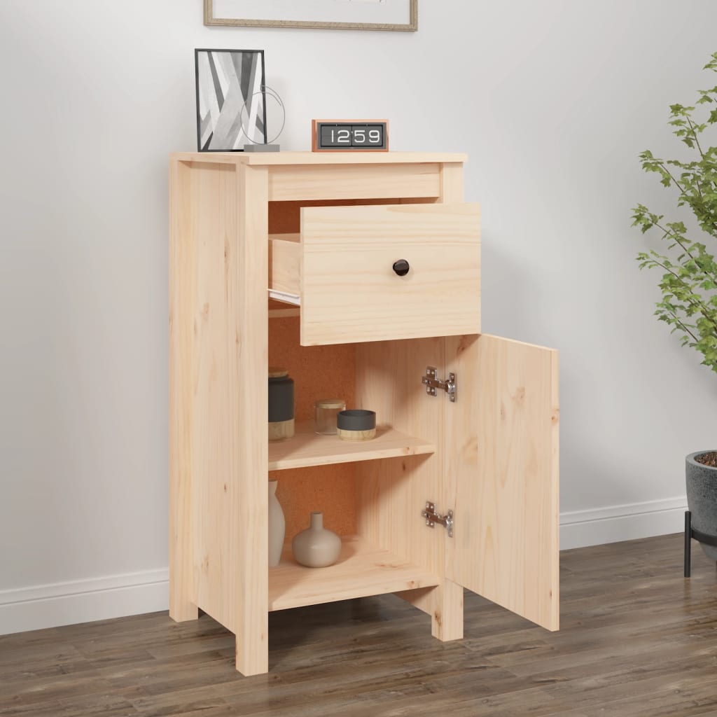 Buffet 40x35x80 cm bois massif de pin - XIOS