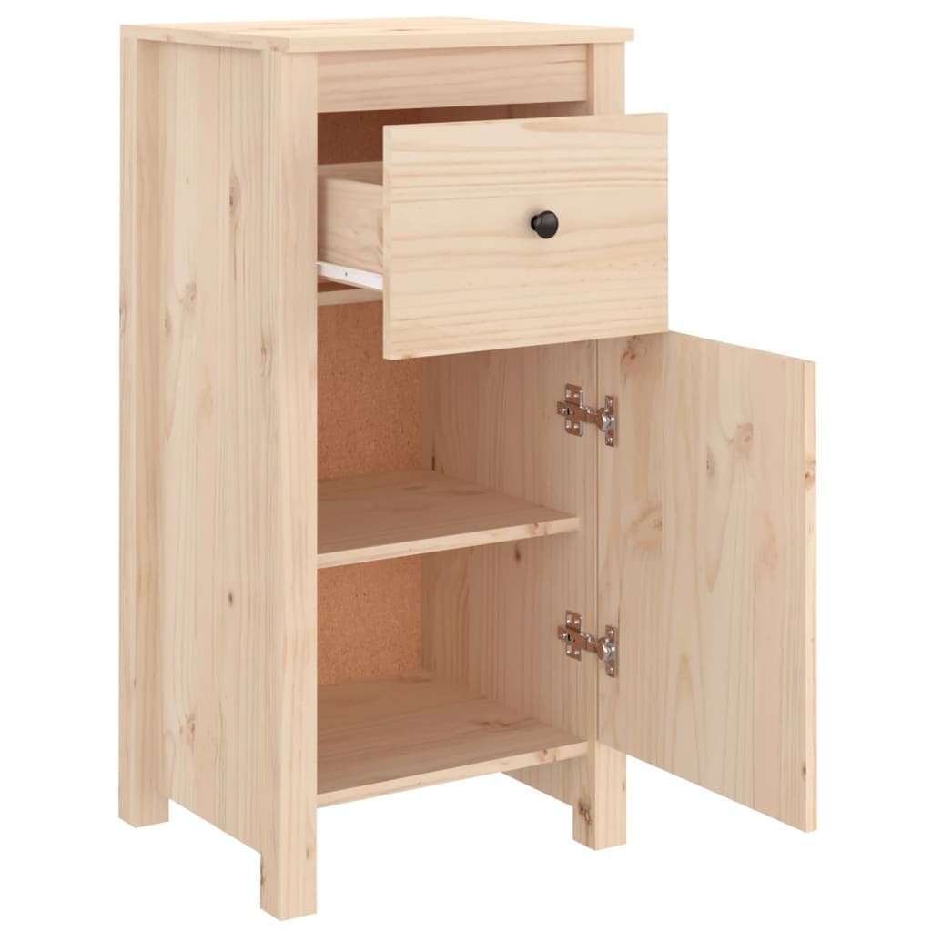 Buffets 2 pcs 40x35x80 cm bois massif de pin - XIOS