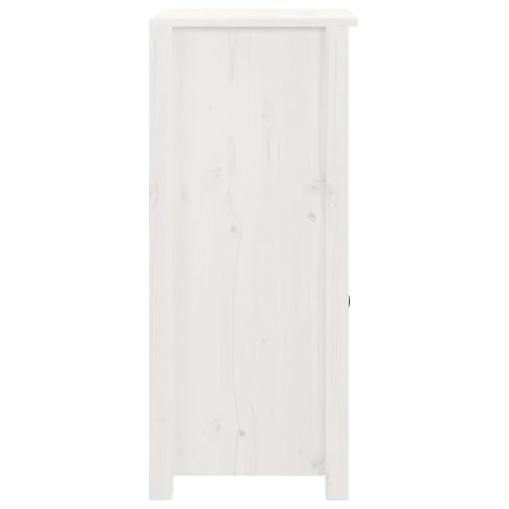 Buffets 2 pcs blanc 40x35x80 cm bois massif de pin - XIOS