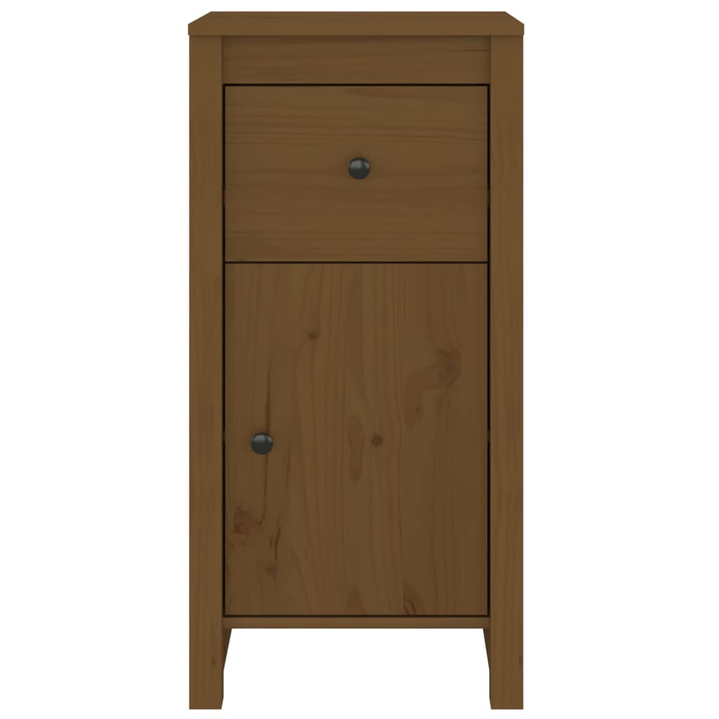 Buffets 2 pcs Marron miel 40x35x80 cm Bois massif de pin - XIOS