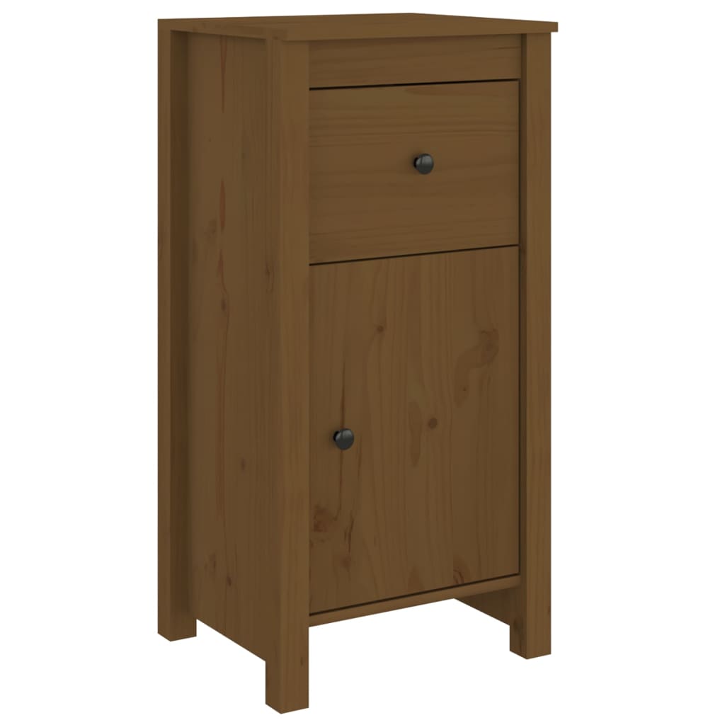 Buffets 2 pcs Marron miel 40x35x80 cm Bois massif de pin - XIOS