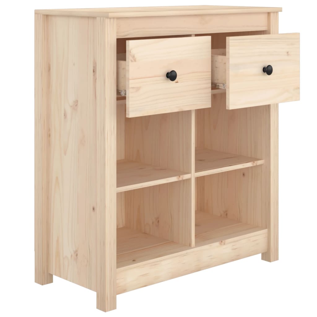Buffet 70x35x80 cm Bois massif de pin - XIOS