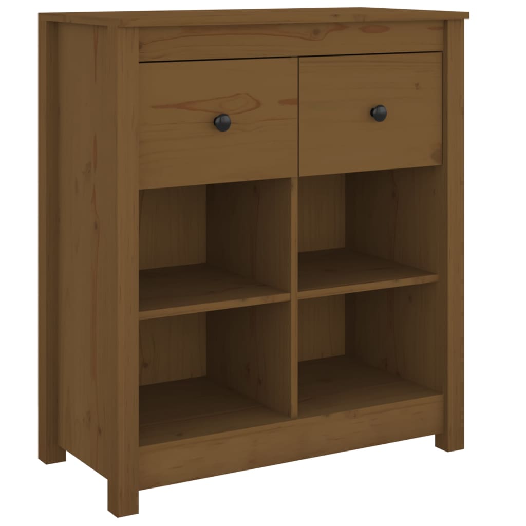 Buffet Marron miel 70x35x80 cm Bois massif de pin - XIOS