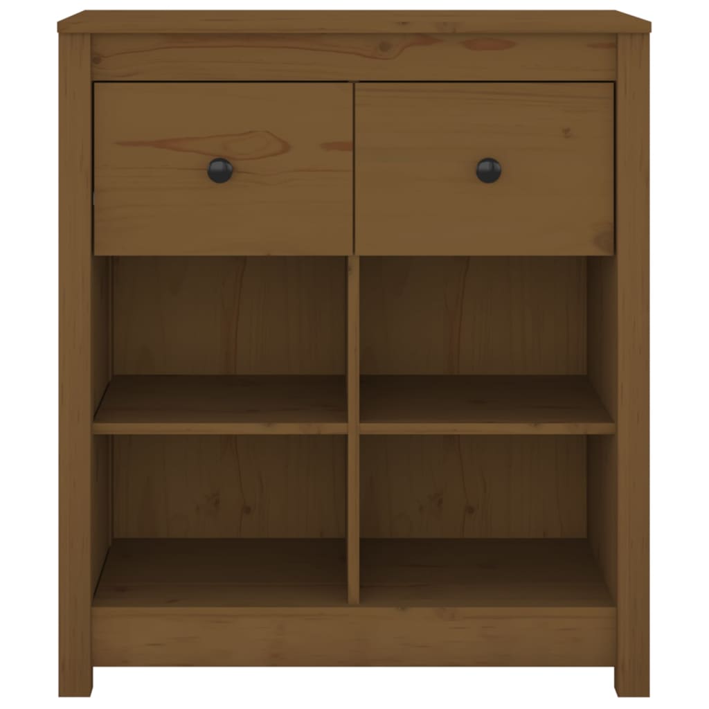 Buffet Marron miel 70x35x80 cm Bois massif de pin - XIOS