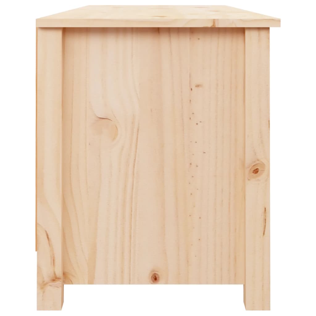 Banc à chaussures 110x38x45,5 cm Bois de pin massif - XIOS