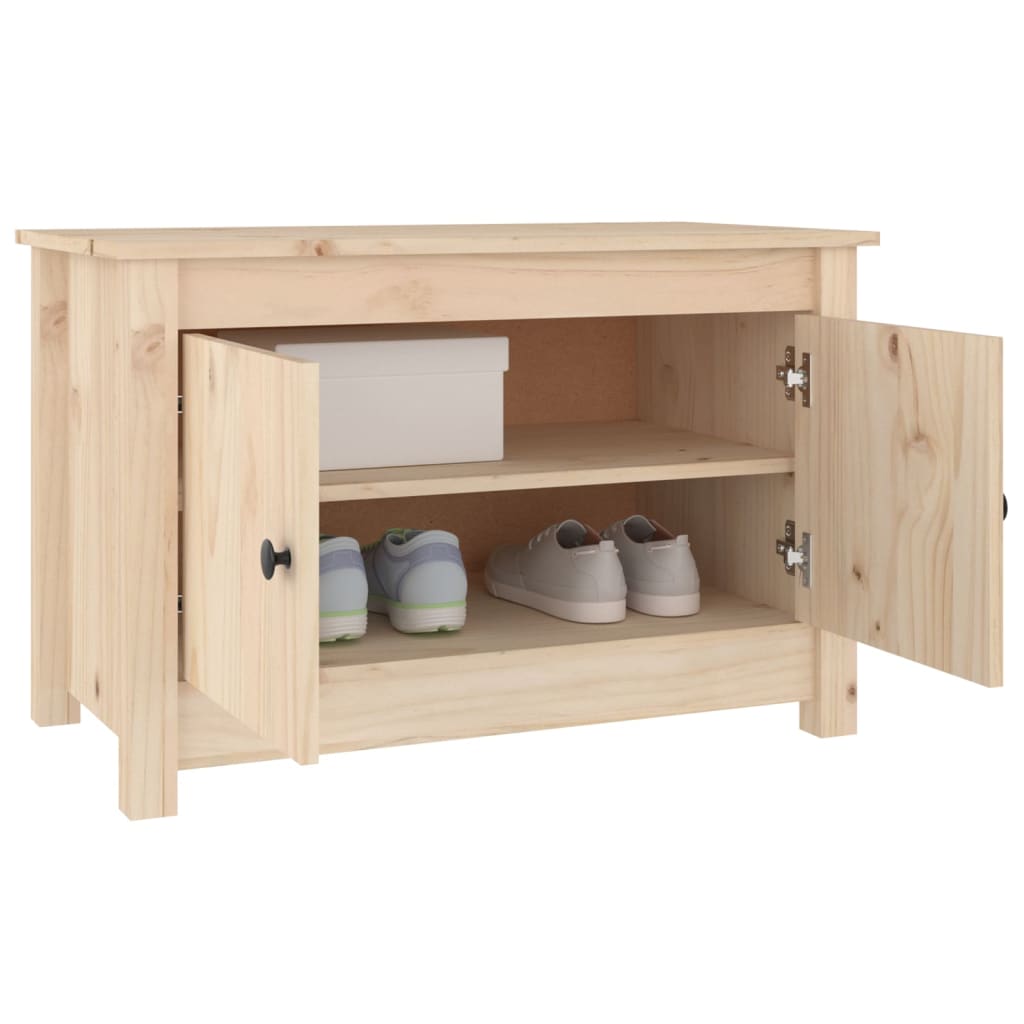 Armoire à chaussures 70x38x45,5 cm Bois de pin massif - XIOS