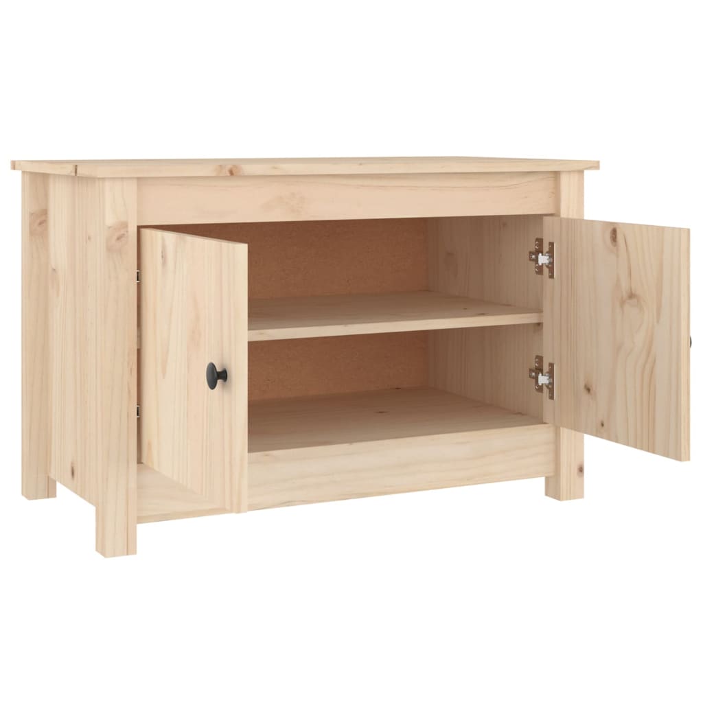 Armoire à chaussures 70x38x45,5 cm Bois de pin massif - XIOS